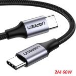 UGREEN US261 USB-C to USB-C PD 3A Max 60W Braided Fast Charging Cable