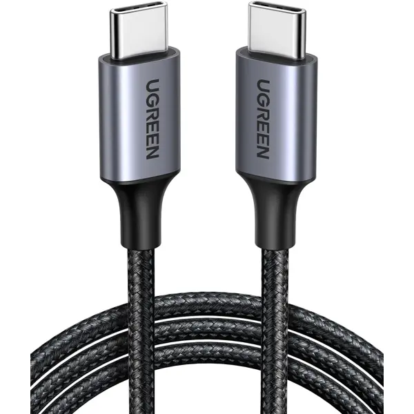 UGREEN US261 USB-C to USB-C PD 3A Max 60W Braided Fast Charging Cable
