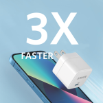 Anker PowerPort III 20W Cube Fast Charger For Iphone & Others (Cable Not Included)