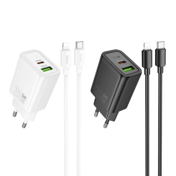 Hoco N61 Gentle PD20W+QC3.0 Charger Set(C to C)