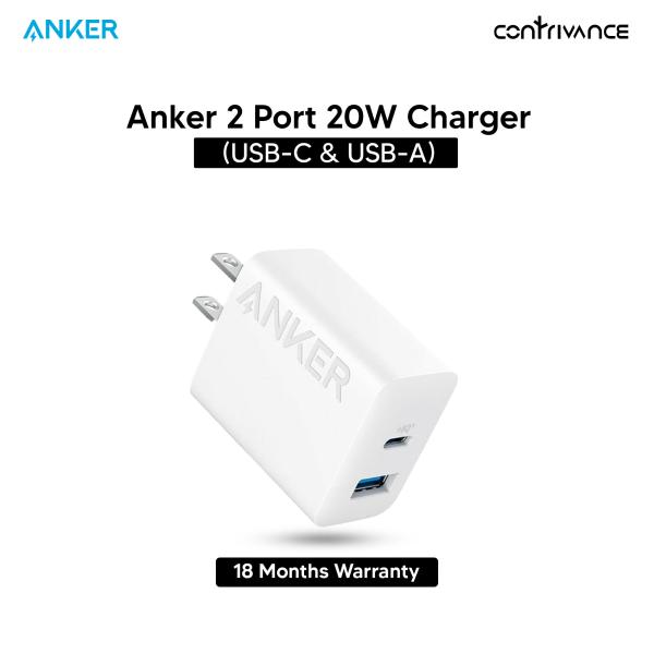 Anker 2 Port 20W Charger (USB-C & USB-A)