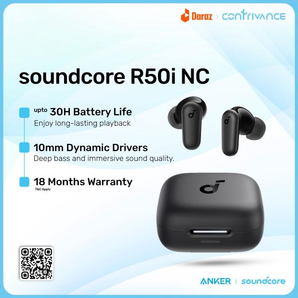 Anker Soundcore R50i NC True Wireless Earbuds With 42dB ANC, 45H Playtime, IP54, Bluetooth 5.4
