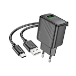 Hoco CS21A Rich Single Port ǪC3.0 Charger(EU)