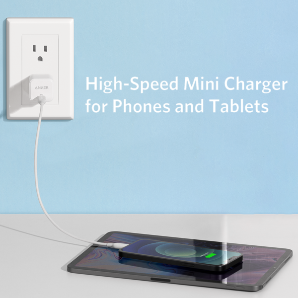 Anker PowerPort III 20W Cube Fast Charger For Iphone & Others (Cable Not Included)