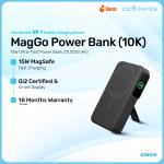 Anker MagGo 10K Magnetic Wireless Power Bank With Qi2 Certified, 10000mAh, 15W Wireless Fast Charging
