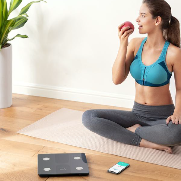 Anker Eufy Smart Scale C1 Bluetooth Digital Body Weight Scale with 12 Health Metrics and Multi-User Support