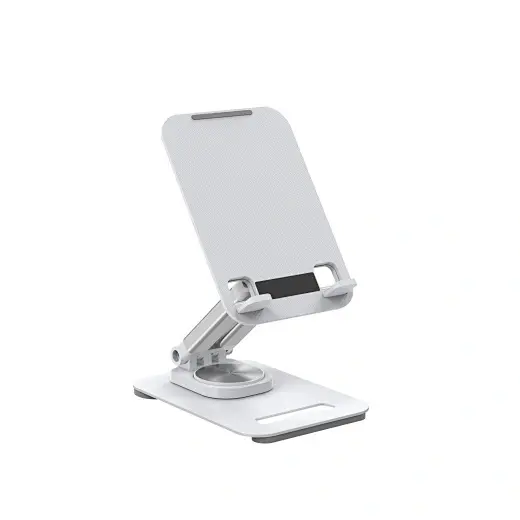 ZM010 Desktop Rotation Stand 360° Adjustable Foldable Holder for Tablets & Smartphones